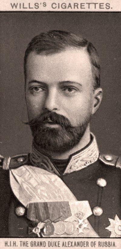 H.I.H velkovévoda Alexandr z Ruska, 1908. od WD and HO Wills