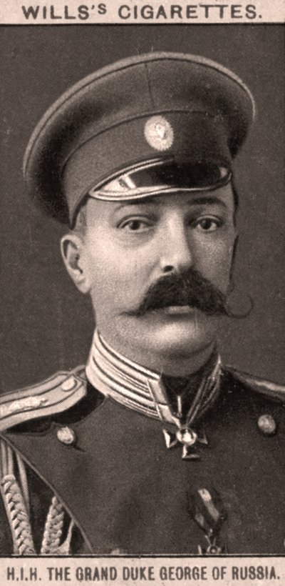 H.I.H velkovévoda Jiří z Ruska, 1908. od WD and HO Wills