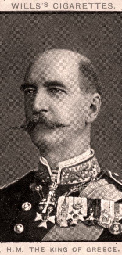 H.M Řecký král, 1908. od WD and HO Wills