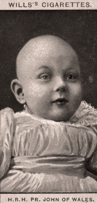H.R.H, P.R., John of Wales, 1908. od WD and HO Wills