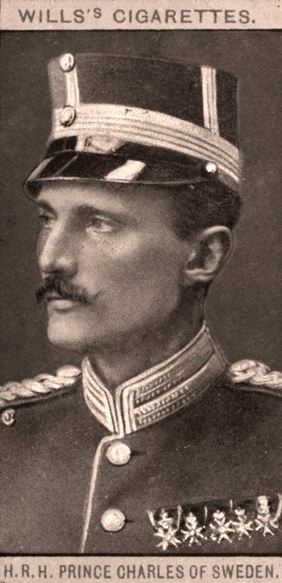 H.R.H princ Charles Švédska, 1908. od WD and HO Wills