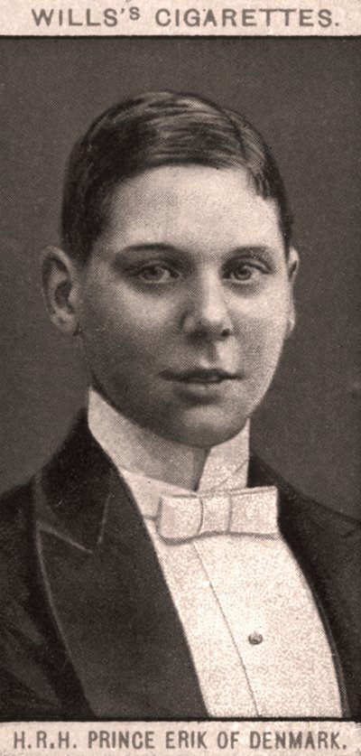 H.R.H princ Erik Dánský, 1908. od WD and HO Wills