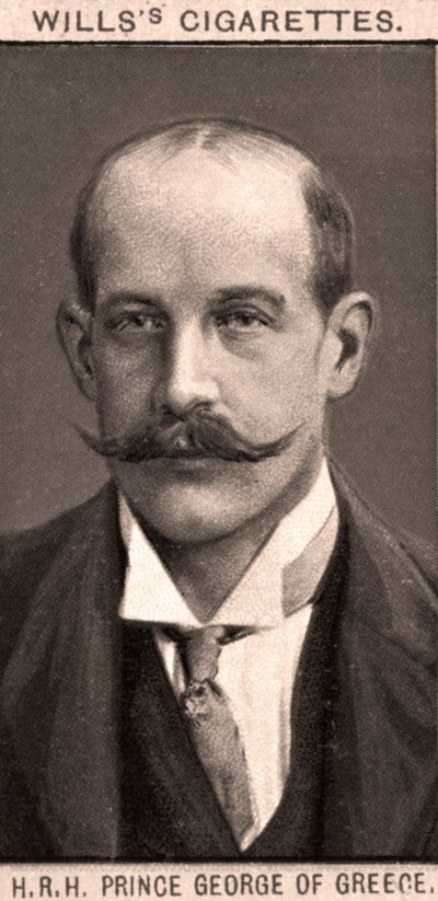 H.R.H princ George Řecký, 1908. od WD and HO Wills
