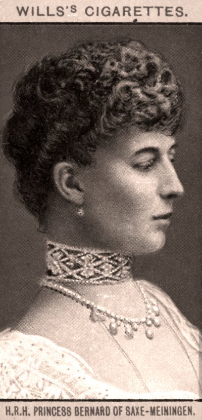 H.R.H princezna Bernard Saxe-Meiningen, 1908. od WD and HO Wills