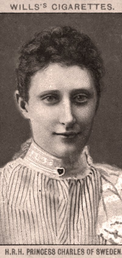 H.R.H princezna Charles Švédska, 1908. od WD and HO Wills