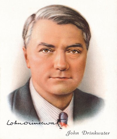 John Drinkwater, 1937. Umělci: Neznámí, WD & HO Wills. od WD and HO Wills