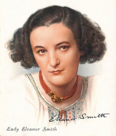Lady Eleanor Smith, 1937. Umělci: Neznámí, WD & HO Wills. od WD and HO Wills