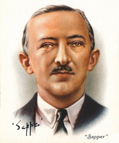 Sapper podplukovník Cyril McNeile, 1937. Umělci: Neznámý, WD & HO Wills. od WD and HO Wills