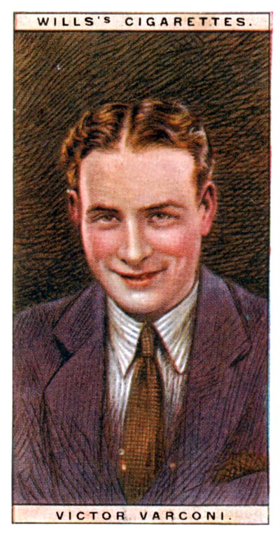 Victor Varconi 1891-1976, maďarský herec, 1928. od WD and HO Wills
