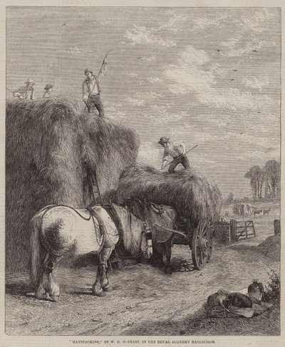 Skládání sena od W.H. Hopkins