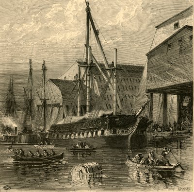 "Navy Yard", 1874. od W.H. Morse