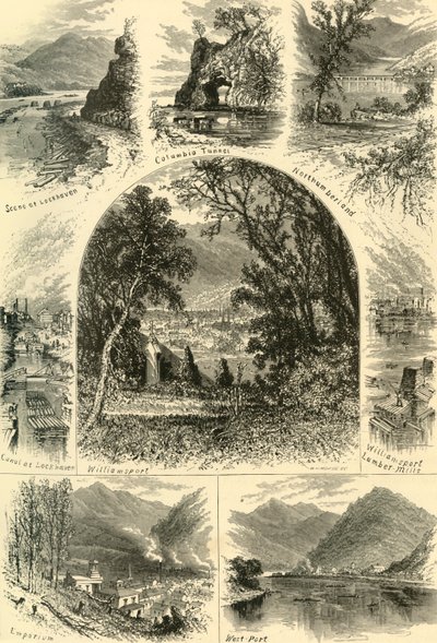 „Scény na Susquehanně“, 1874. od W.H. Morse