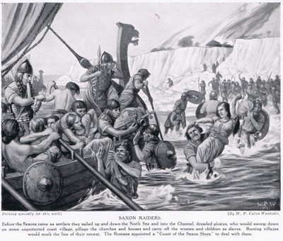 Saxon Raiders, ilustrace z 