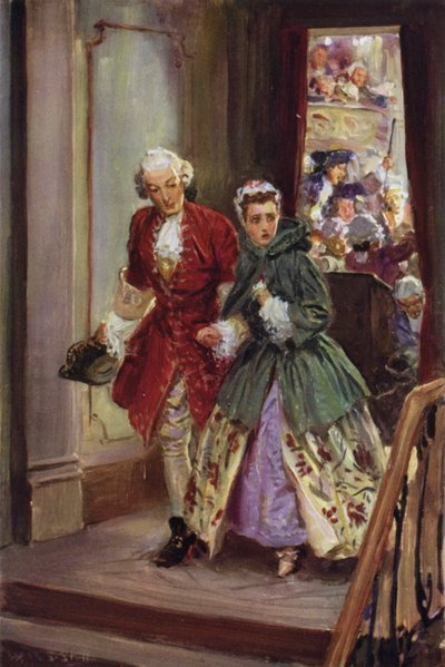 "Dala se pod ochranu mladého šlechtice" (barva lito) od W.R.S. (after) Stott