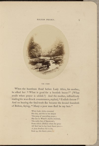 Bolton Priory; The Strid od W.R. Sedgfield