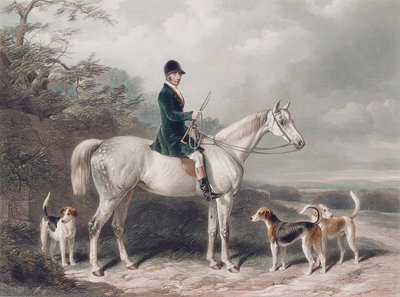 Pan William Long na Bertě, vyryl E. Hacker, 1849 od W. Barraud