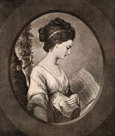 Slečna Stephensonová, konec 18. století, 1912 od W. Dickinson