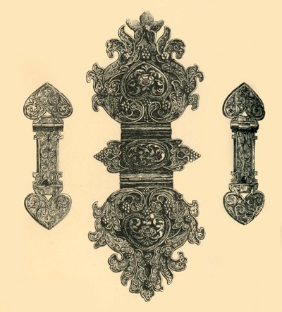 Stříbrné knižní spony, 1881. od W. E. Mackaness