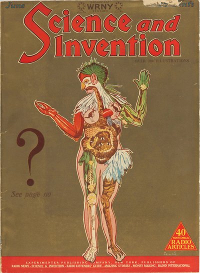 Obálka časopisu Science and Invention, červen 1927, 1927. od W. E. Reinicke