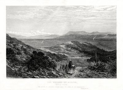 Vody Meromu, Palestina, 1887 od W. Forrest