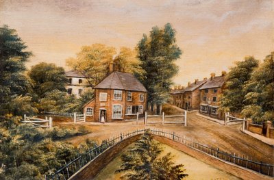 Stará mýtná brána, Villa Road, Handsworth, 1829-1850. od W. Green