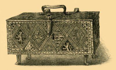 The Valence Casket, c1305-1312, 1881. od W. Harbutt