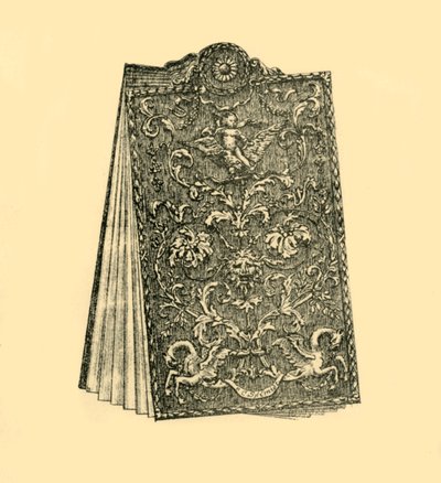 Psací tablety, 1690-1700, 1881. od W. Harbutt