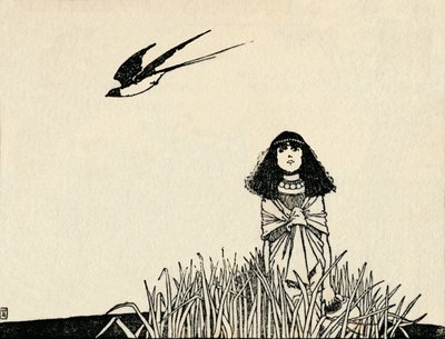 Rozuměla řeči ptáků, c1930 od William Heath Robinson