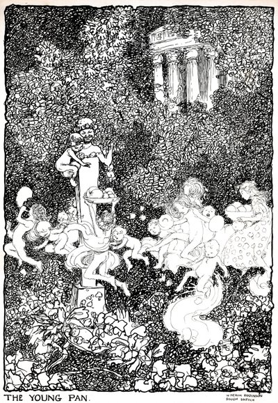 The Young Pan - Stage One, c1920 od William Heath Robinson