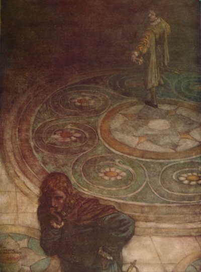 Viola: Přesto barful spor! Komu bych namlouval, já bych byl jeho manželkou., 1923 od William Heath Robinson