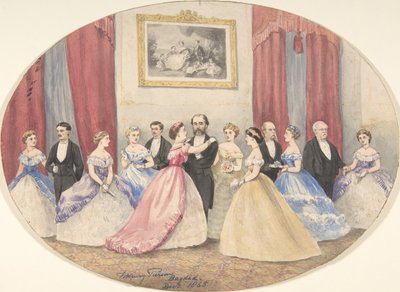 Britská recepce v Bagdádu, 1865. od W Henry Pierson
