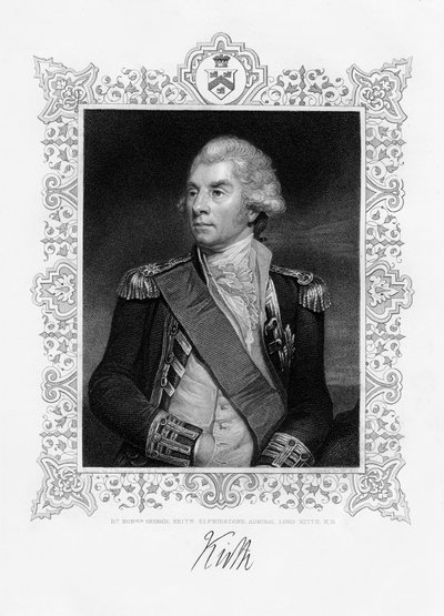 George Keith Elphinstone, 1. vikomt Keith, britský admirál, 19. století. od W. Holl