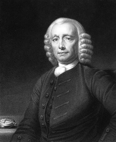 John Harrison, anglický výrobce hodin, 1768. od W. Holl