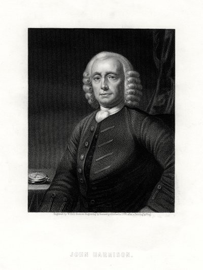John Harrison, anglický výrobce hodin, 19. století. od W. Holl