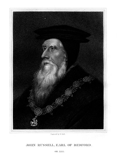 John Russell, 1. hrabě z Bedfordu, anglický královský ministr, 1825. od W. Holl