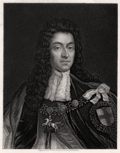 Král Vilém III., 19. století od W. Holl