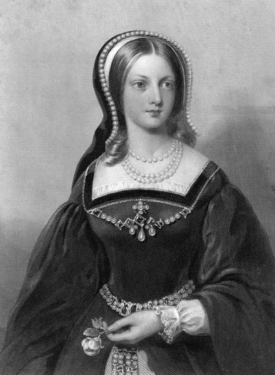 Lady Jane Grey, anglická královna od W. Holl