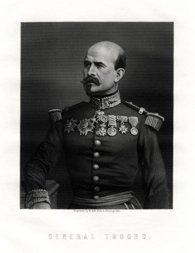 Louis Jules Trochu, francouzský vojevůdce a politik, 19. století od W. Holl