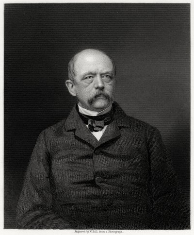 Otto von Bismarck, německý státník, 19. století od W. Holl