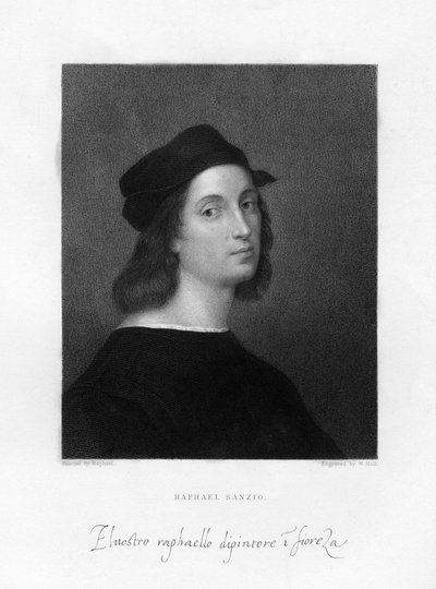 Raphael, florentský mistr malíř, 1834. od W. Holl