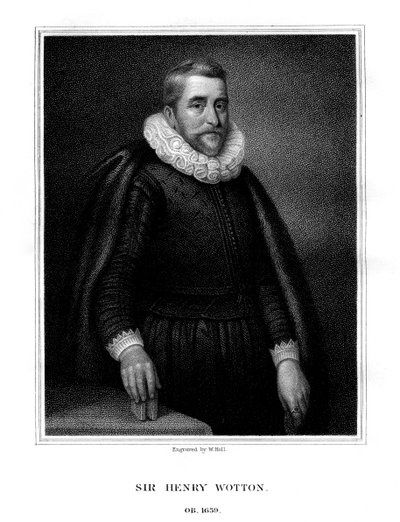 Sir Henry Wotton , anglický spisovatel a diplomat, 1824. od W. Holl