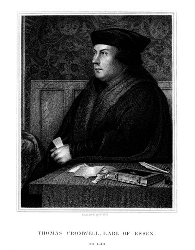 Thomas Cromwell, 1. hrabě z Essexu, anglický státník, 1823. od W. Holl