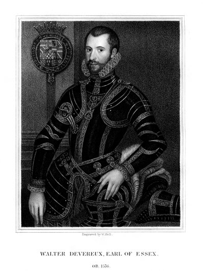 Walter Devereux, 1. hrabě z Essexu, anglický šlechtic, 1824. od W. Holl