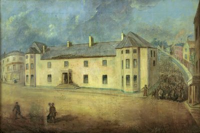 Útok chartistů na hotel Westgate v Newportu 4. listopadu 1839 od W. Howell