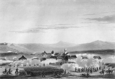 Bitva u Citate, během krymské války, 1854 1857. od W. Hulland