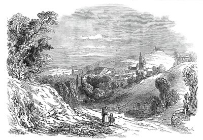 Coburg - z kresby Jeho královské Výsosti prince Alberta, 1845. od W. J. Linton