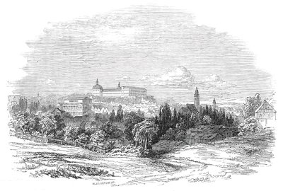 Gotha - z kresby Jeho královské Výsosti prince Alberta, 1845. od W. J. Linton