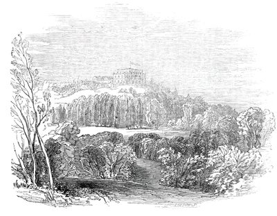 Letní palác ve Würtemburgu - z kresby Jeho královské Výsosti prince Alberta, 1845. od W. J. Linton