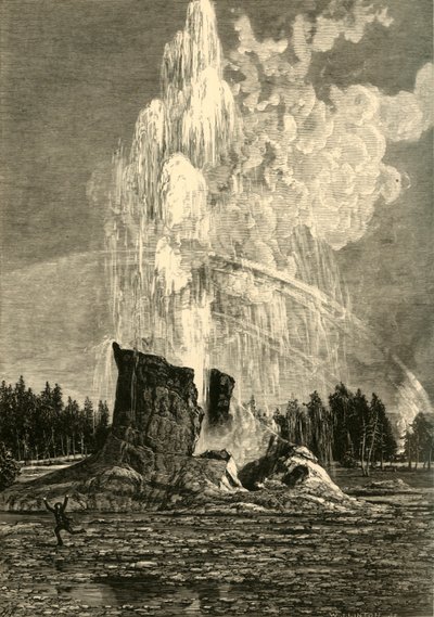 "Obří gejzír", 1872. od W. J. Linton