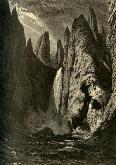 Tower Falls, 1872. od W. J. Linton